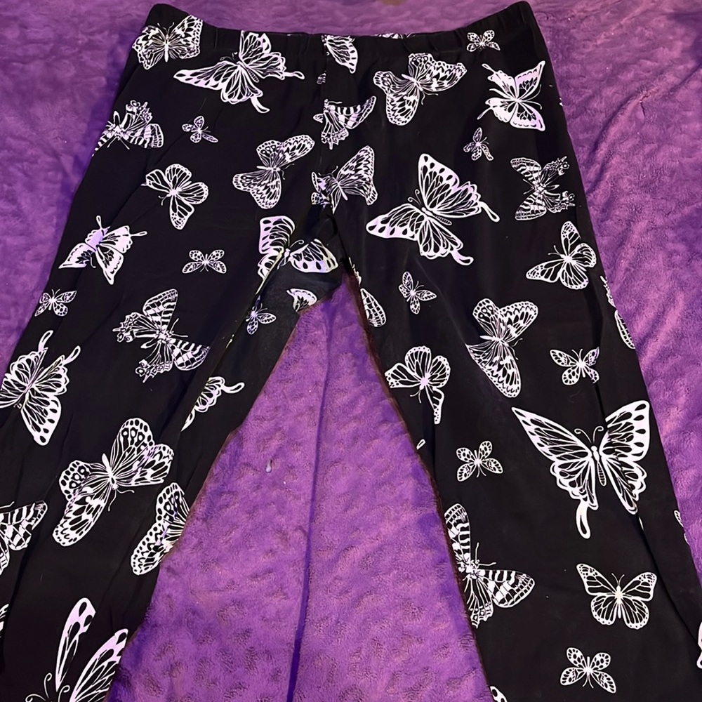 Butterfly short leggings